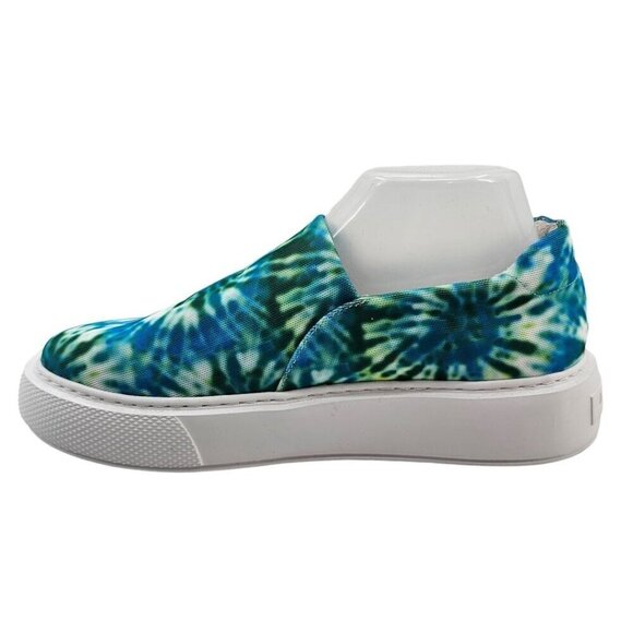 J/Slides Womens 8 Tie Dye Dusty Slip On Sneakers - Picture 2 of 9